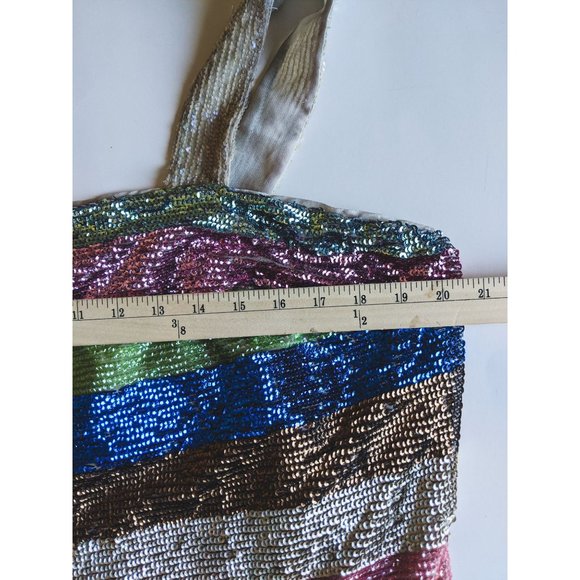 NWT Anthropologie Shimmer Striped Mini Dress 18W Plus Size - Picture 12 of 12